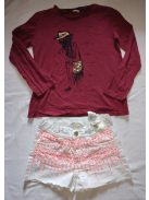  128 Zara felső, H&M short szett