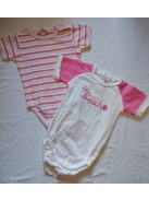 74 H&M rövid ujjú baba body csomag